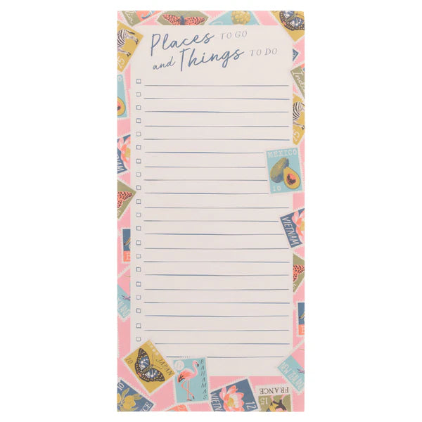 Karma Stamps Long Magnetic Notepad