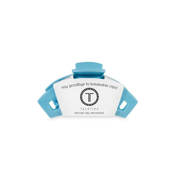 Teleties Open Hair Clip | Tiny | Summer Sky