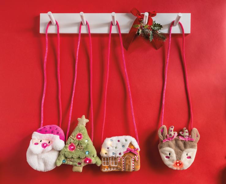 MUD PIE LIGHT-UP GINGERBREAD PURSE