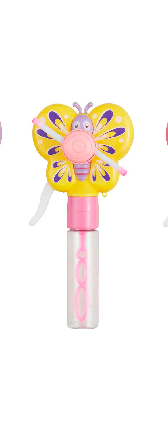Mud Pie - Kids- Light-Up Butterfly Bubble Fan