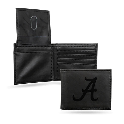  NCAA Alabama Crimson Tide Leather Tri-Fold Wallet