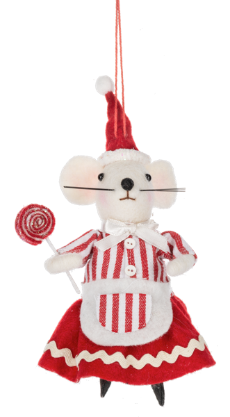 Ganz Christmas Mouse Ornaments