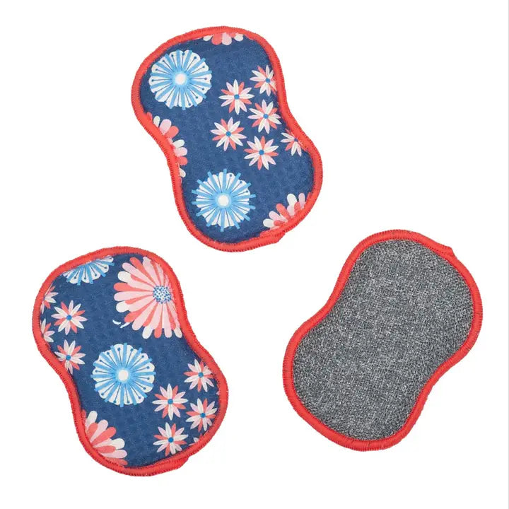 Once Again Home Co. Re:Usable Sponges (Set of 3) - Rjw Burst