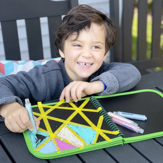 Daily Doodler Reusable Activity Book- Includes 4 Wonder Stix