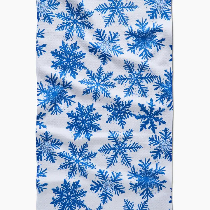 Geometry Snowy Days Blue