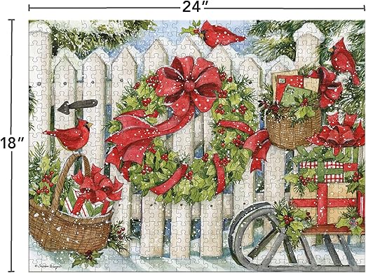LANG Christmas Fence Puzzles - 500 Pc