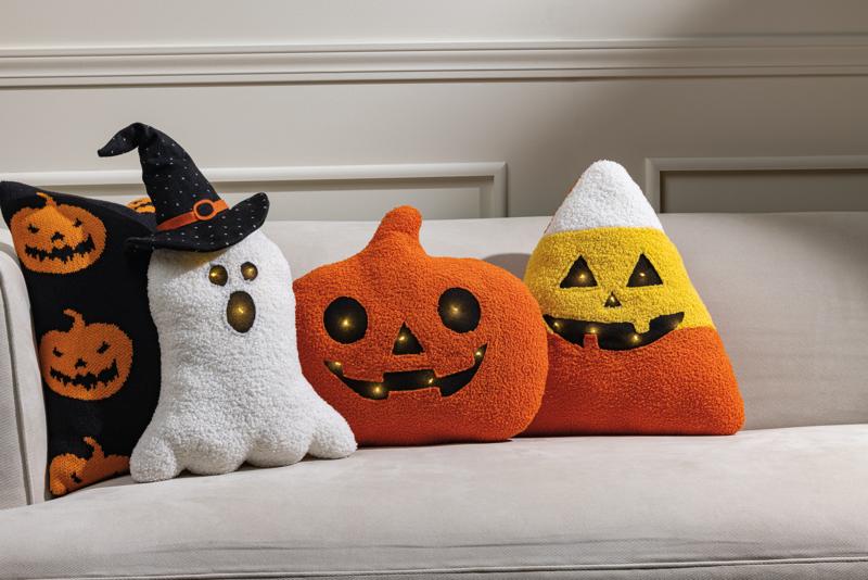 MUD PIE GHOST LED PILLOW
