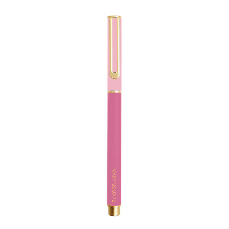 MARY SQUARE Pen Snap Cap Pen Blush