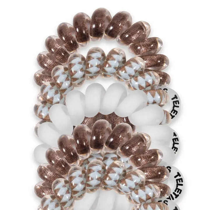 Teleties Spiral Hair Coils | Tiny | Truly Taupe Hair Ties