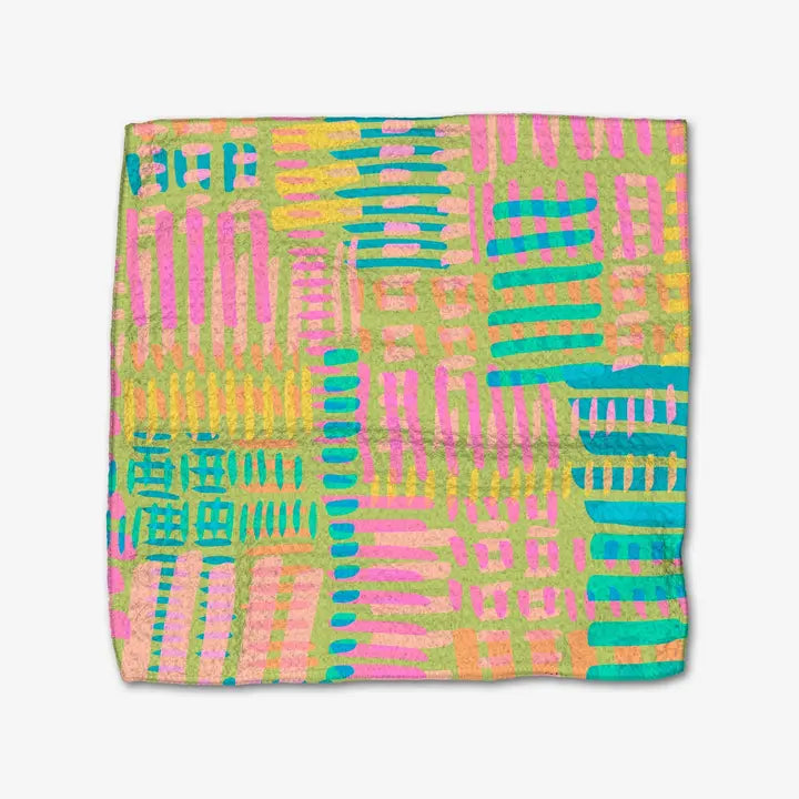 Geometry Positive Vibes Dishcloth Set