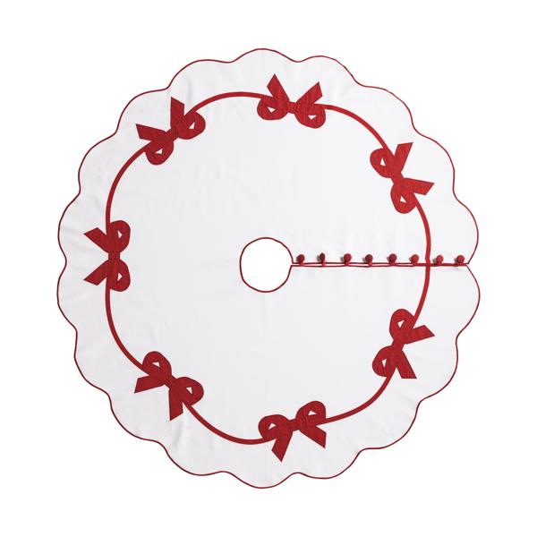 MUD PIE BOW TREE SKIRT