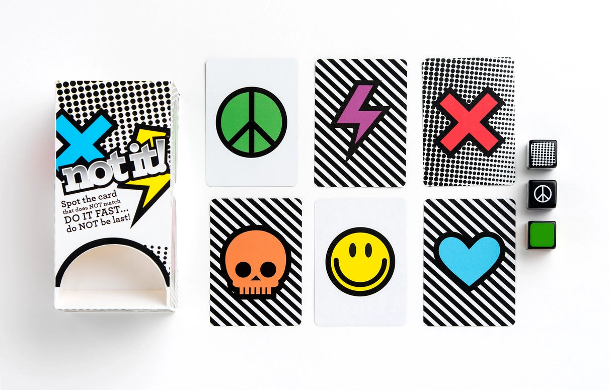 Not It! v1.0 - Fast Paced Travel Art Gift Dice Card Game!