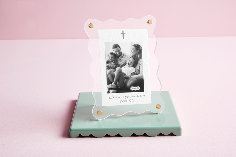 MUD PIE ACRYLIC CROSS FRAME