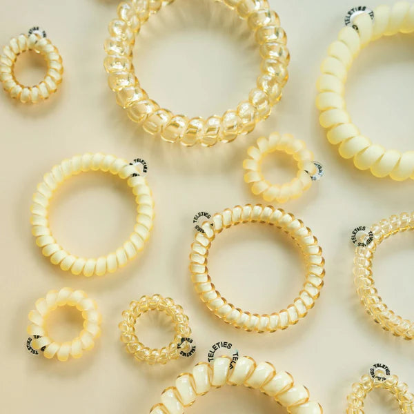 Teleties Butter Yellow Tiny Hair Ties
