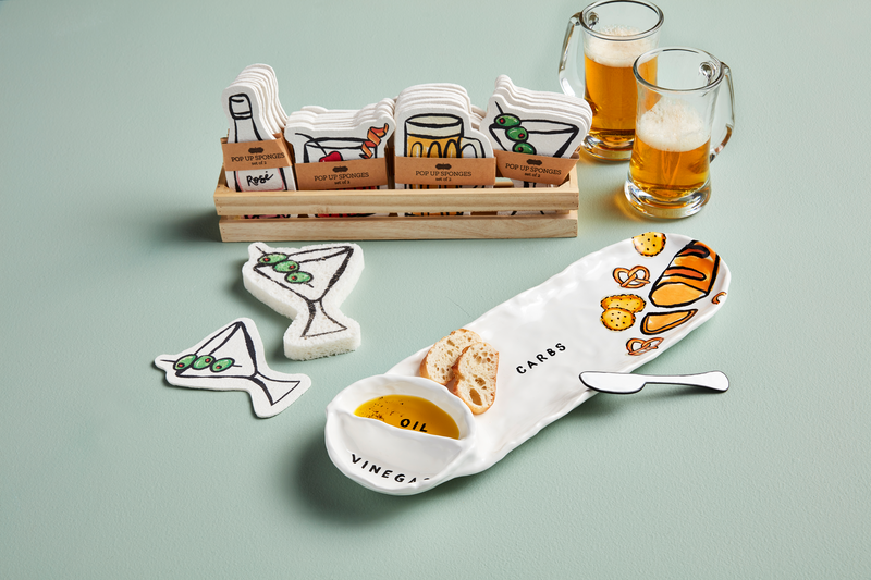 MUD PIE OIL AND VINEGAR DIPPING TRAY SET