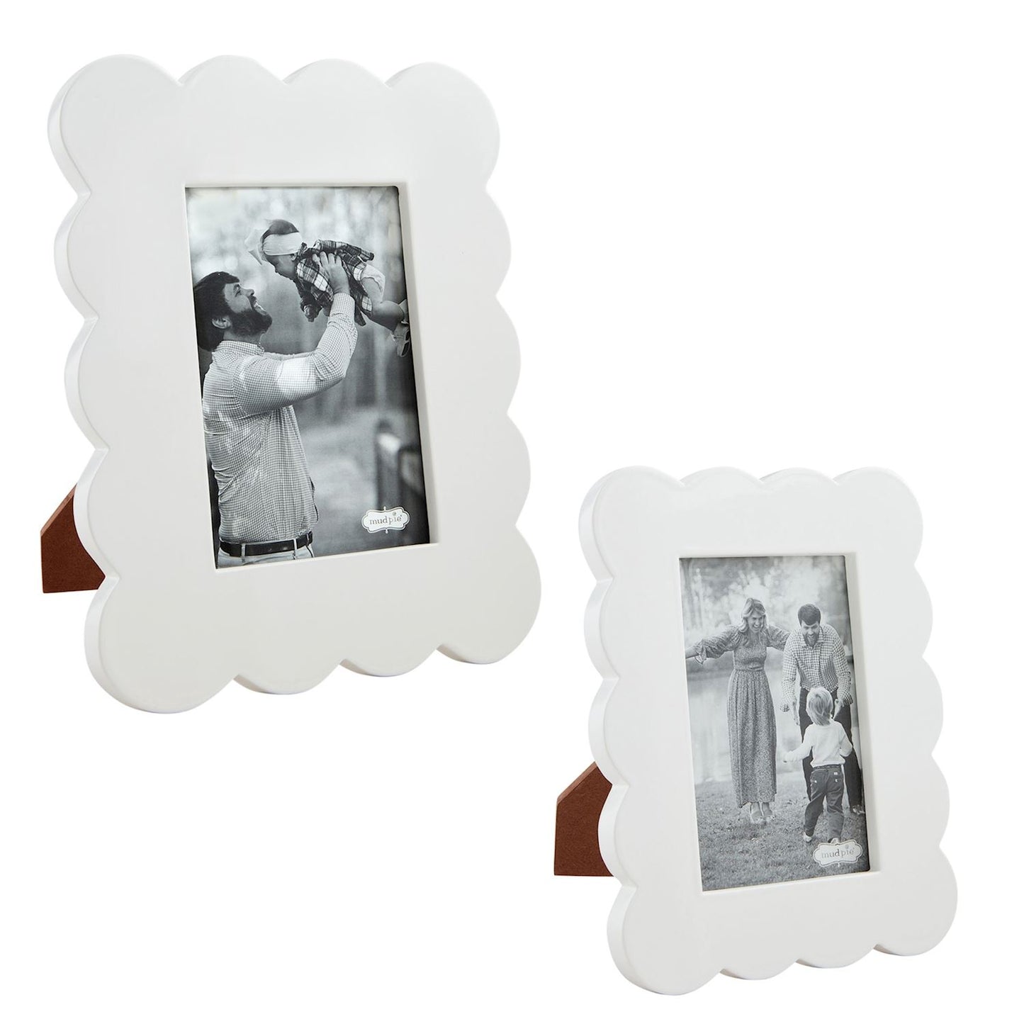MUD PIE SCALLOP LACQUER FRAMES