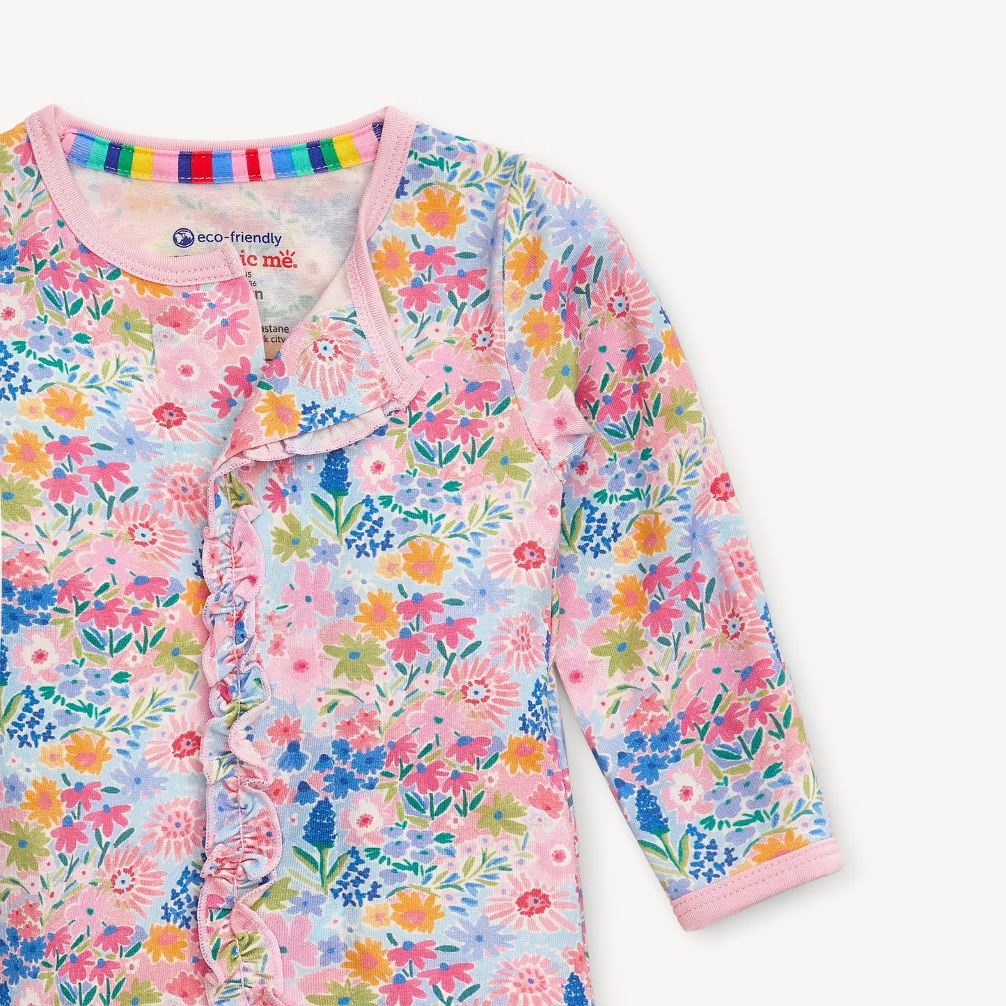 magnetic me lily modal magnetic parent favorite footie with ruffle