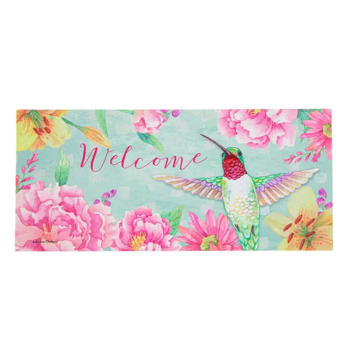 Evergreen Enterprises Welcome Hummingbird Sassafras Switch Mat