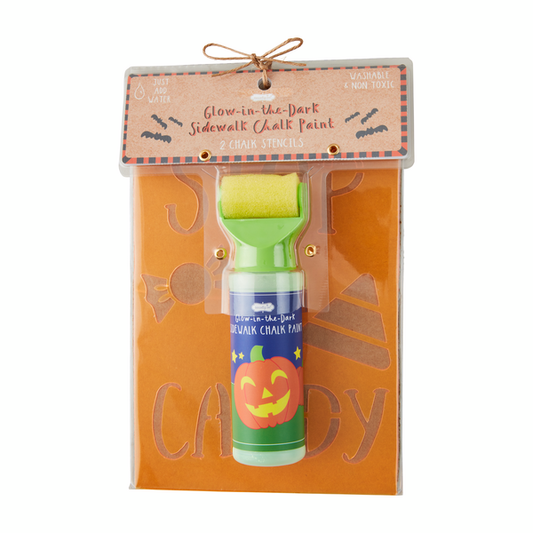 MUD PIE ORANGE HALLOWEEN GLOW CHALK SET