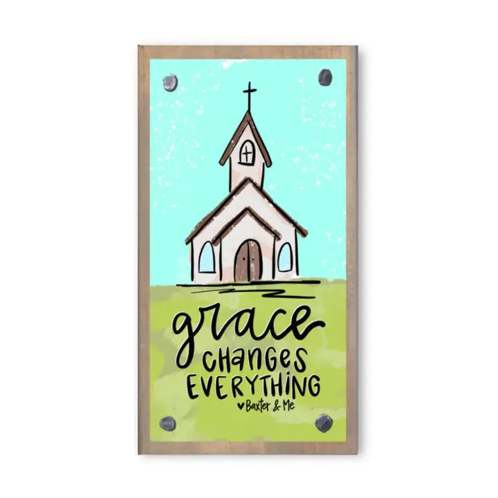 Baxter & Me Grace Changes Everything Driftwood Happy Block
