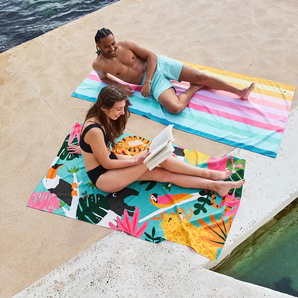 Dock & Bay Quick Dry Towels - Coastal Candy - GRS Certified-L