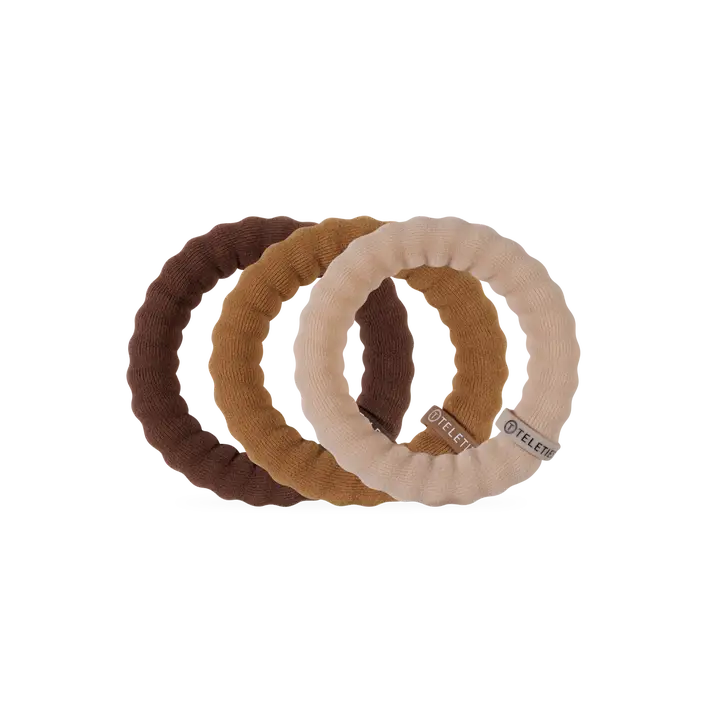Teleties Espresso Yourself | Large | Nylon Hair Ties