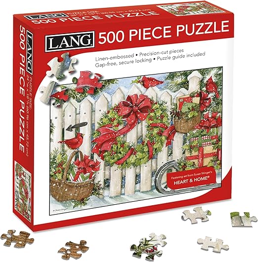 LANG Christmas Fence Puzzles - 500 Pc