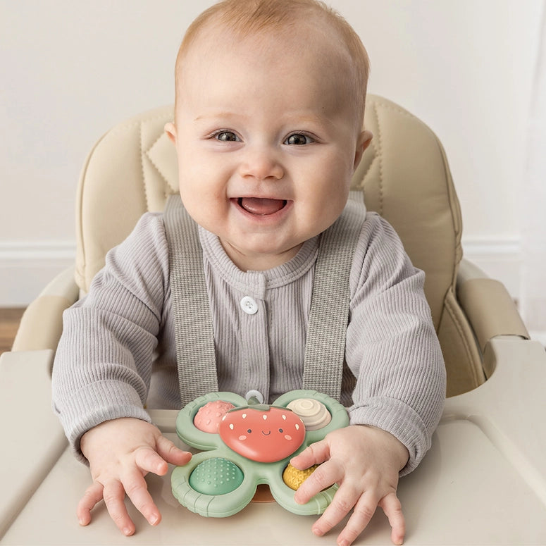 Itzy Ritzy Pop & Whirl™ - Bath + Travel Toy-Strawberry