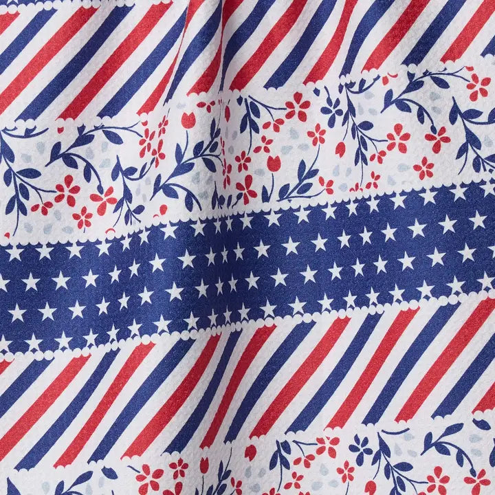Geometry Liberty Ribbon Tea Towel