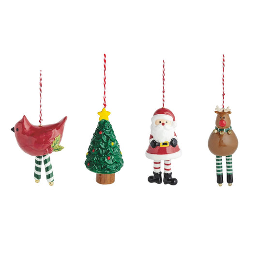 MUD PIE DANGLE CHRISTMAS ORNAMENTS