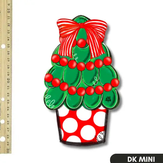 DK Designs Red Dot Christmas Tree Mini