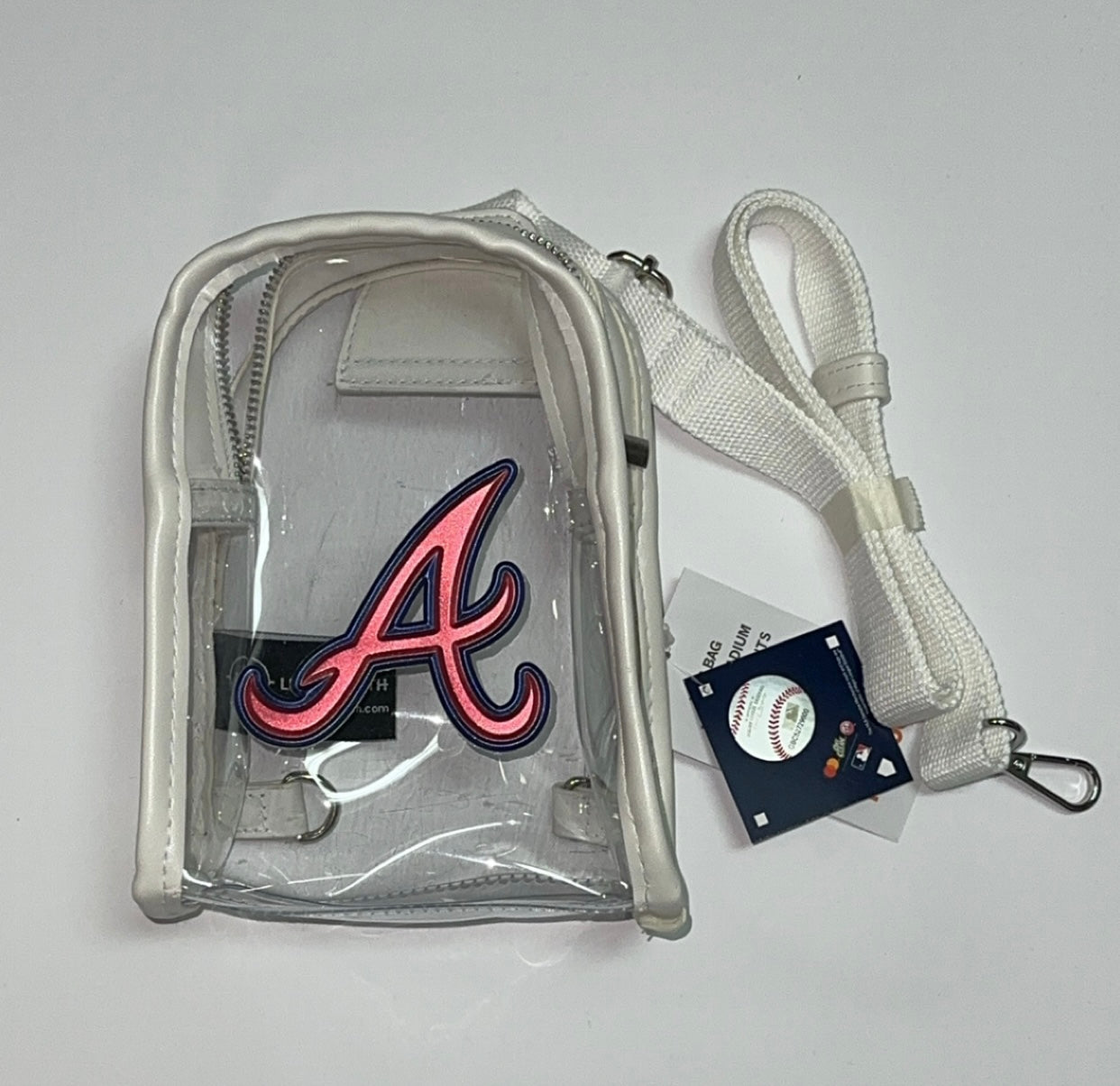 MLB Atlanta Braves Clear Mini Sling