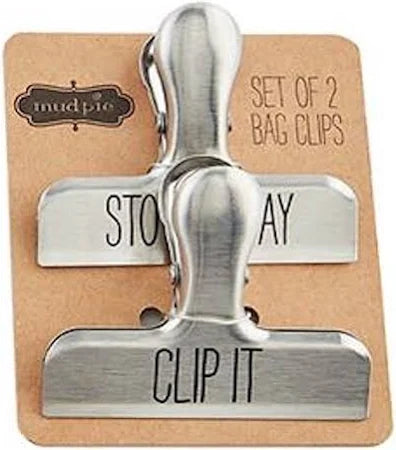 MUD PIE Metal Bag Clips