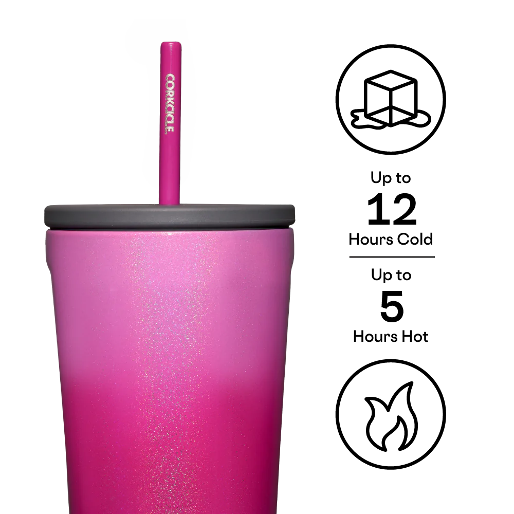 COLD CUP INSULATED TUMBLER WITH STRAW CORKCICLE
