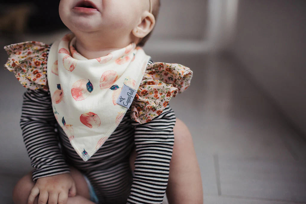 Copper Pearl Morgan Baby Bandana Bibs