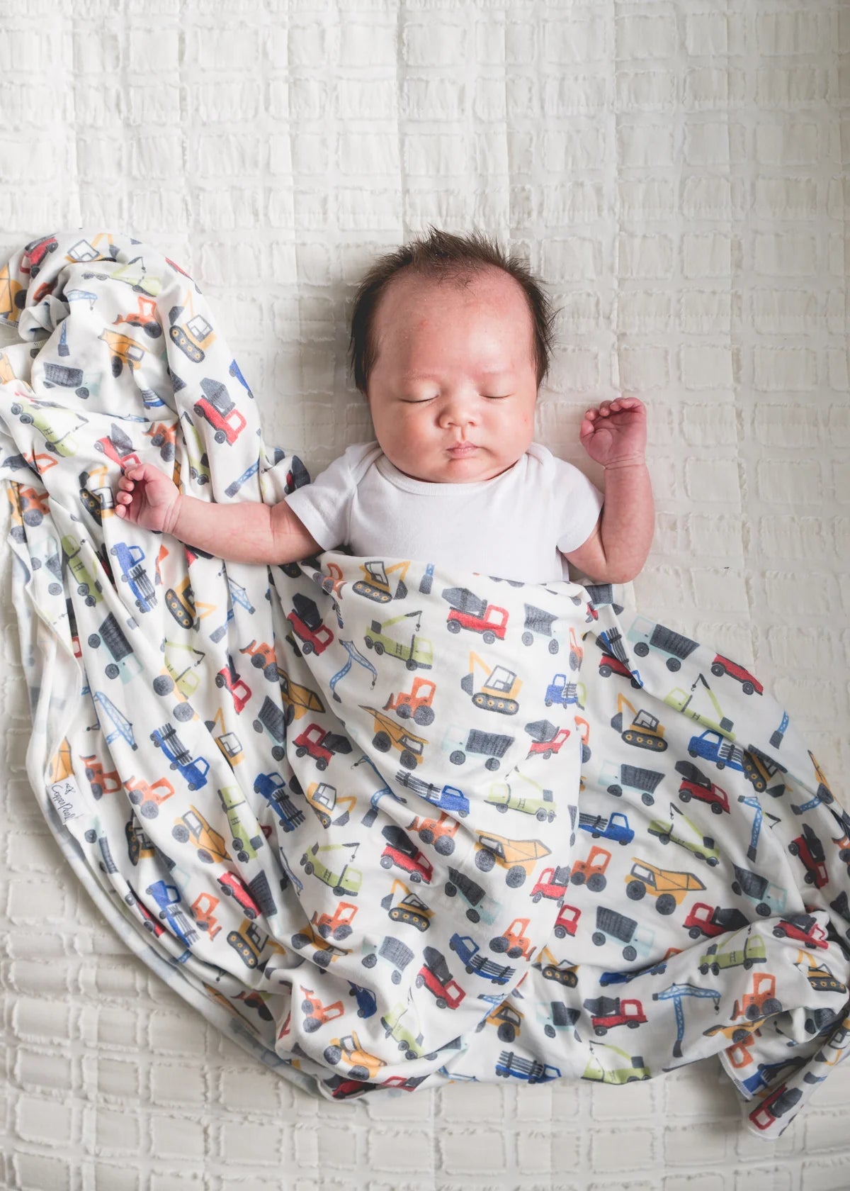Copper Pearl Diesel Knit Swaddle Blanket