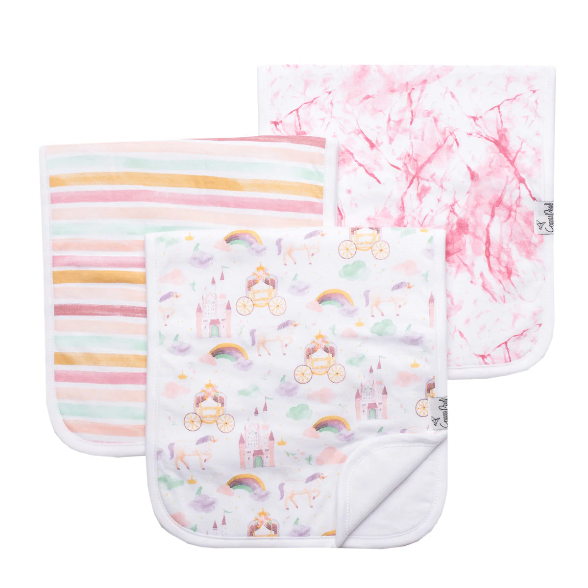 Copper Pearl Enchanted Premium Burp Cloths