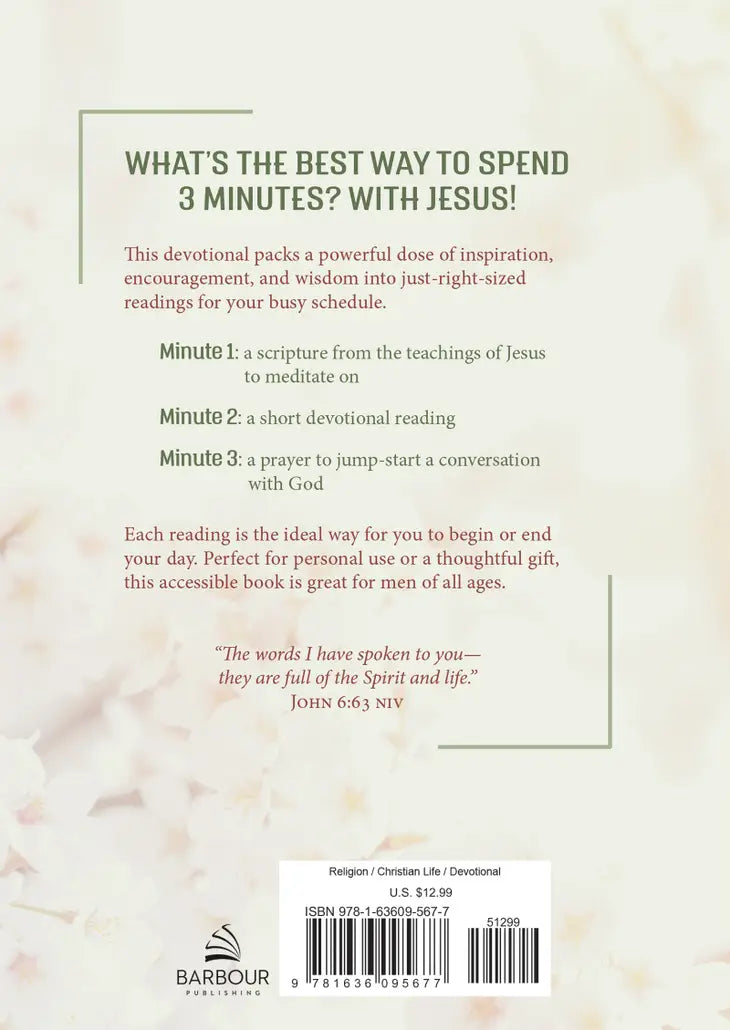 3 Minutes with Jesus: 180 Devotions For Women