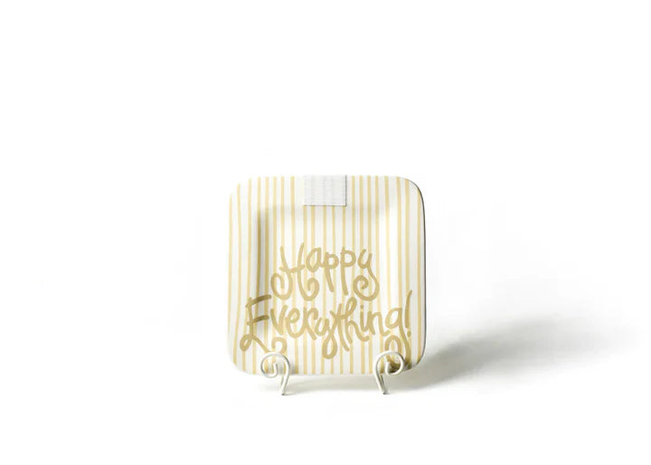 Happy Everything! Neutral Skinny Stripe Mini Platter