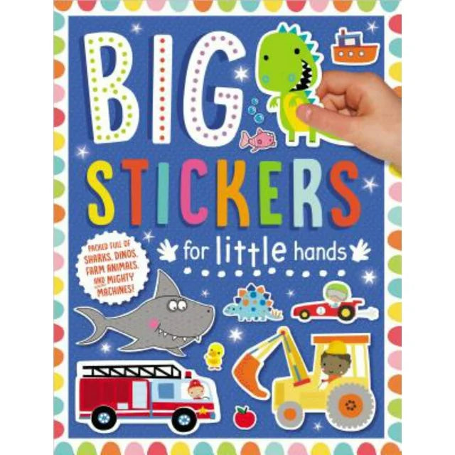 Big Stickers for Little Hands (Sharks, Dinos, Farm & Machines)