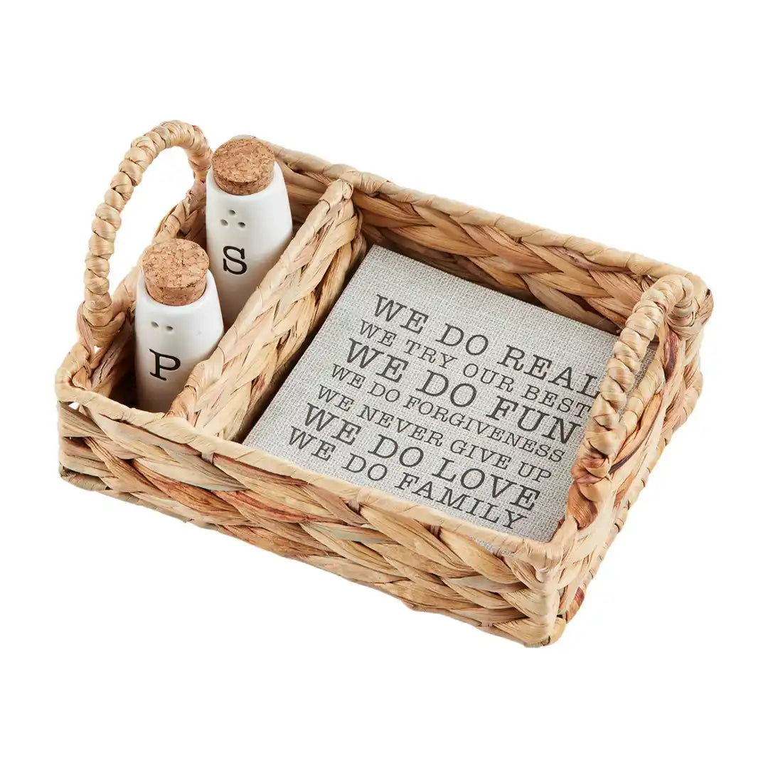 MUD PIE SHAKER AND NAPKIN BASKET SET