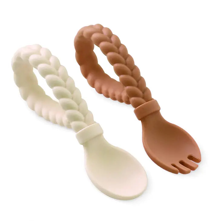 Itzy Ritzy Silicone Spoon & Fork Set