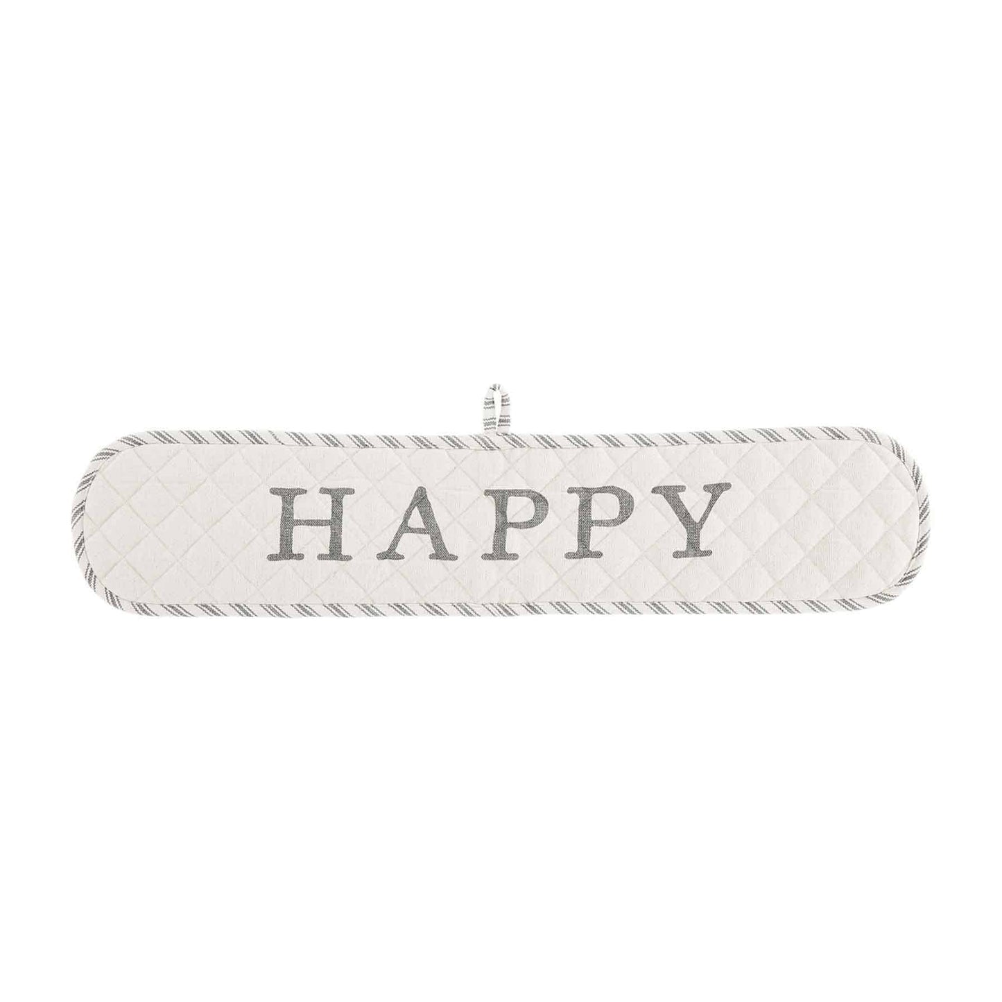 Mudpie Happy Double Oven Mitt Set