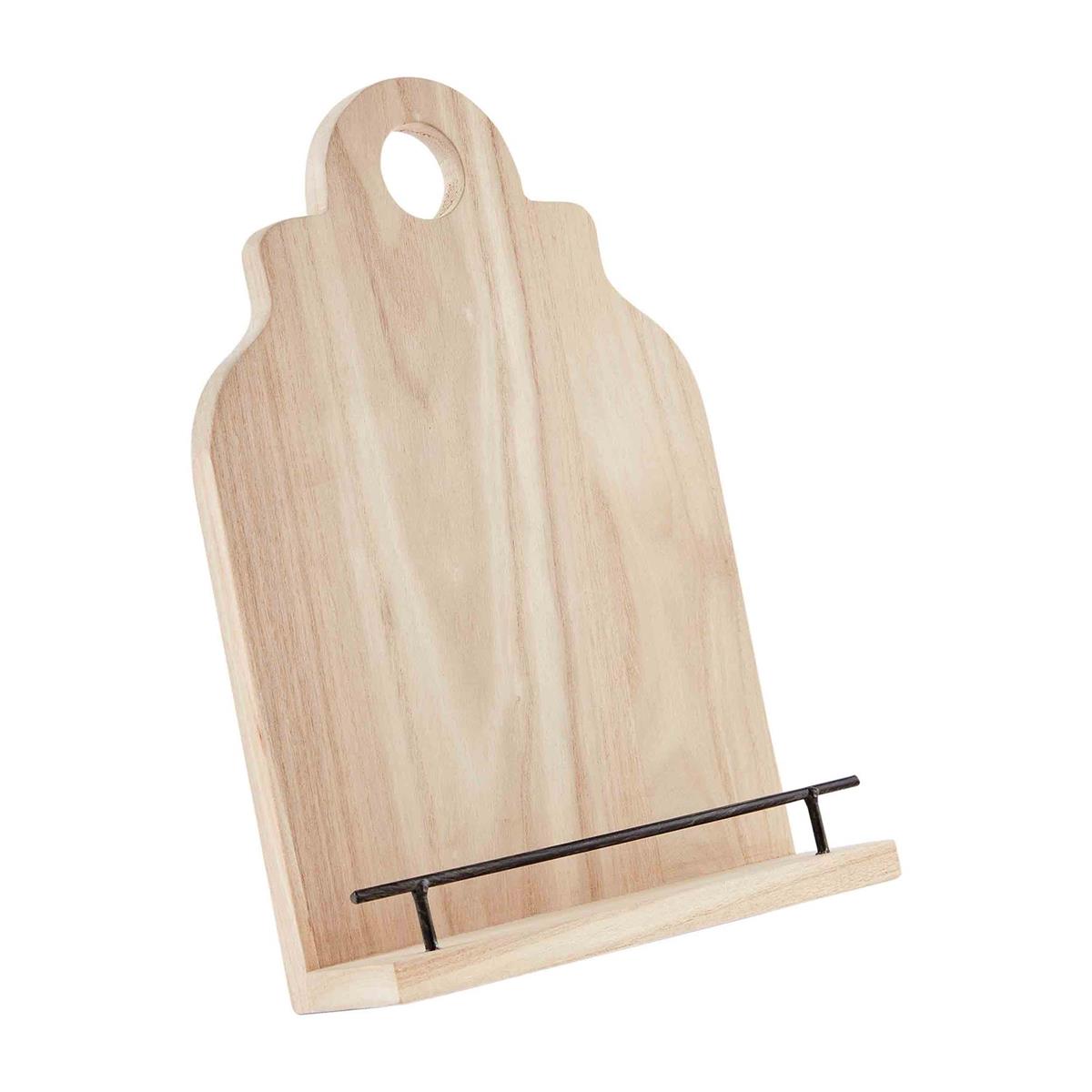 Mud Pie Paulownia Cookbook Holder