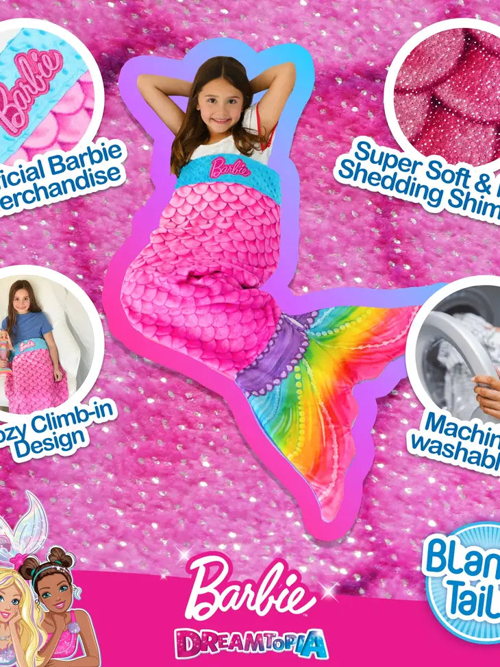 Barbie Mermaid Blankie Tail