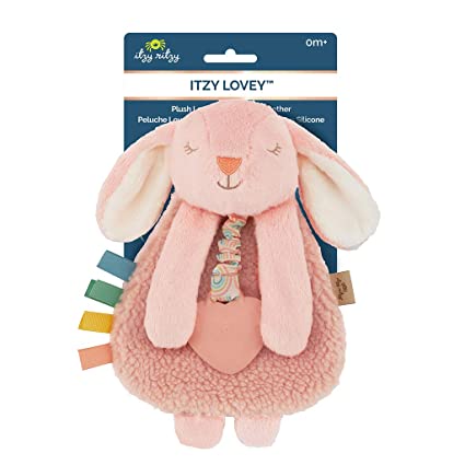 Itzy Lovey Plush and Teether Toy