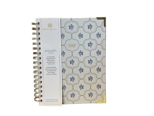 Mary Square Sermon Notes Journal | Heirloom Tile
