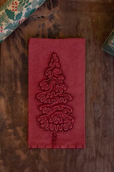 Kalalou Christmas Tree Kitchen Towels