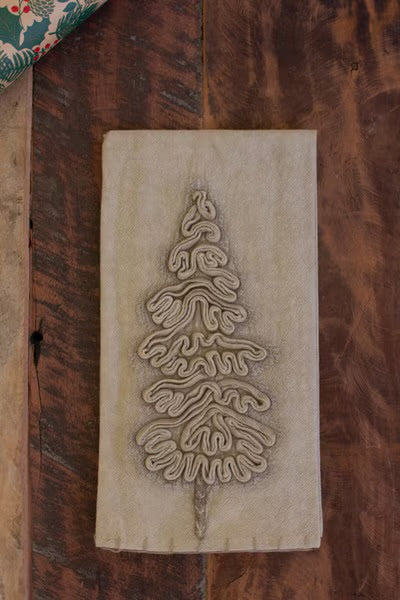 Kalalou Christmas Tree Kitchen Towels