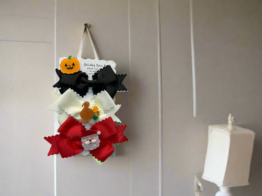 MUD PIE MY FIRST HOLIDAY BOW SET